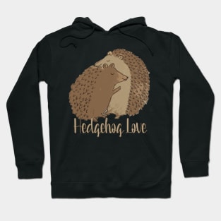 Cute watercolor hedgehog love hedgehugs watercolour watercolour hedgehugs Hoodie